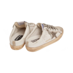 Golden Goose Super-Star Sabot with a platinum glitter star and suede tongue(Women's) - Image 2