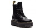 Dr. Martens Jadon Platform Boots Black Smooth Leather - Image 2