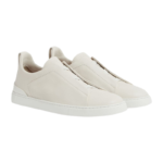 Zegna White Triple Stitch™ SECONDSKIN Sneakers - Image 2