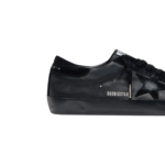 Golden Goose Men's Super-Star in black nappa with black suede star and heel tab - Image 2