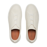 Zegna White Triple Stitch™ SECONDSKIN Sneakers - Image 4