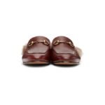 Gucci Burgundy Princetown Loafers - Image 5