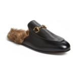 Gucci Princetown Genuine Shearling Loafer Mule - Black - Image 4