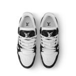 Louis Vuitton Trainers Sneaker 'Black white' - Image 3