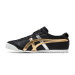 Onitsuka Tiger Mexico 66 – Black Gold Metallic - Image 3