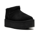 UGG Classic Ultra Mini Platform Black- Chestnut - Image 3