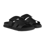 Hermes Chypre Sandal – Noir Calfskin Leather - Image 3