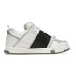 Valentino Garavani Open Skate Calfskin/Fabric – White Black Grey