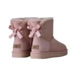 UGG Mini Bailey Bow Pink Boots - Image 3