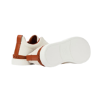 Zegna Triple Stitch leather sneakers WHITE TRIPLE STITCH - Image 4