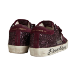 Golden Goose Super-Star LTD in cherry glitter with cherry suede star(Women's) - Image 3