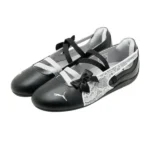 PUMA SPEEDCAT BALLET LACES BLACK WHITE WOMENS - Image 3