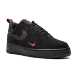 Nike Air Force 1 Low Multi-Swoosh Black Crimson - Image 3