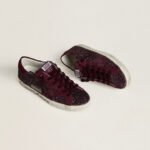 Golden Goose Super-Star LTD in cherry glitter with cherry suede star (Women's) - Image 2