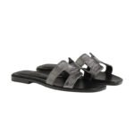 Hermes Oran Sanda Gris Argenté - Image 2