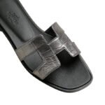 Hermes Oran Sanda Gris Argenté - Image 4