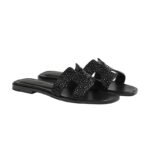 Hermes Oran Sandal noir - Image 2