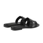 Hermes Oran Sandal noir - Image 3