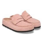 Birkenstock Naples Wrapped Suede Leather Pink Clay - Image 2