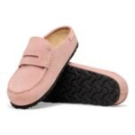 Birkenstock Naples Wrapped Suede Leather Pink Clay - Image 3