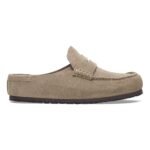 Birkenstock Naples Wrapped Suede Leather Taupe