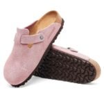 Birkenstock Boston Suede Stussy Dusty Pink - Image 3