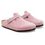 Birkenstock Boston Suede Stussy Dusty Pink - Image 2