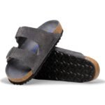 Birkenstock Arizona Soft Footbed Suede Leather Charcoal Tonal - Image 3