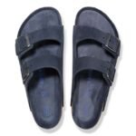 Birkenstock Arizona Soft Footbed Suede Leather Navy - Image 2